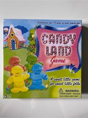 Hasbro Candy Land Game - Blue, Yellow, Green, Red